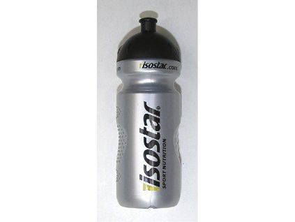 láhev ISOSTAR 0,65l stříbrno/černá sosák