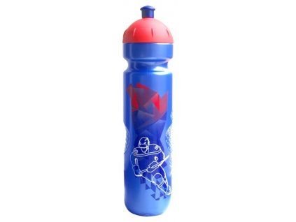 láhev ISOSTAR 1l modro/červená sosák hokej