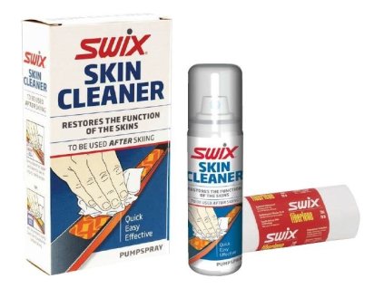 čistič SWIX N16 pásu Skin,sprej 70 ml+papír.utěrky