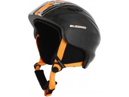 BLIZZARD Magnum ski helmet junior, orange star shiny