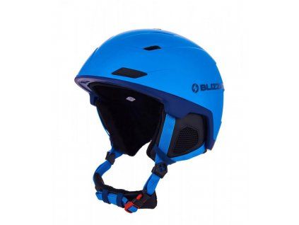 BLIZZARD Double ski helmet, blue matt/dark blue, big logo