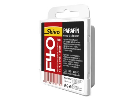 vosk SKIVO parafín červený F40 40g