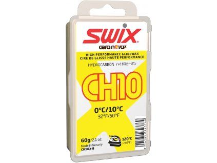 vosk SWIX CH10X 60g žlutý 0°/+10°C