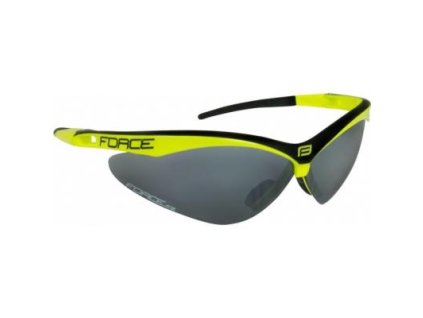 brýle Force AIR fluo-černé, černá laser skla