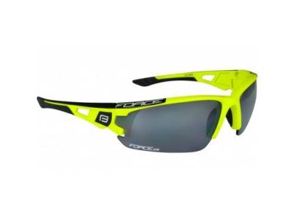 brýle Force CALIBRE fluo žluté, černá laser skla