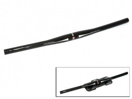 Řidítka ACP-XC12 Karbon l.600/ BB 31,8/ r.0mm (černá)